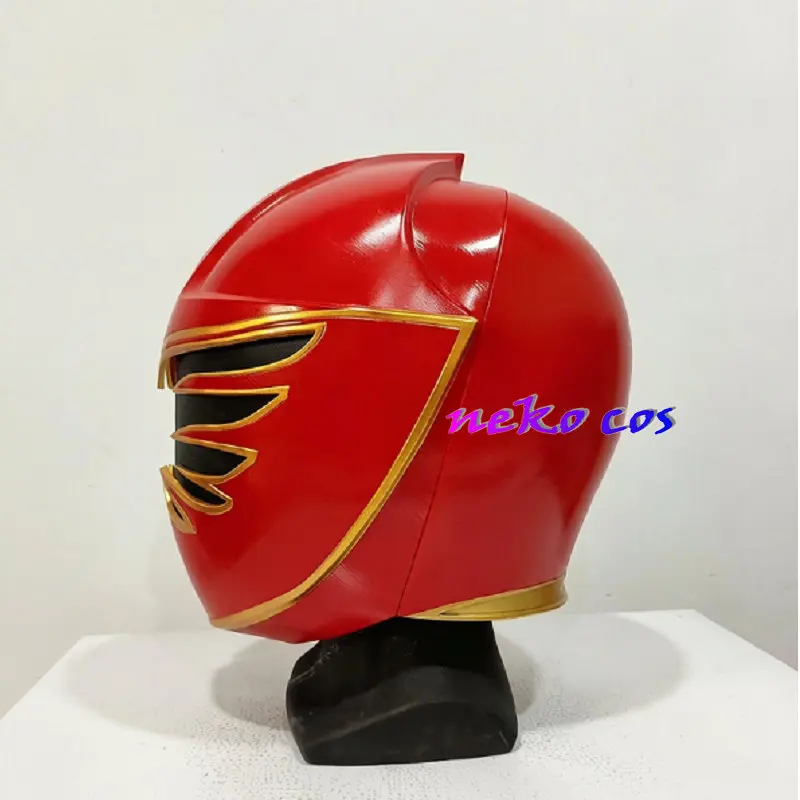 nekocos Mahou Sentai Magiranger MagiRed Helmet  Mask resin Cosplay costume Custom size view 4