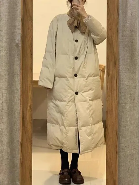 

Ele Color круглый длинный хлопковый джемпер женский зимний теплый повседневный хлопковый пиджак Personali верхняя одежда