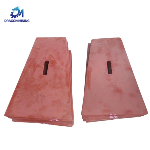 High Quality Jaw Crusher Toggle Plate Casting Steel Jaw Crusher Side Plate Toggle Plate