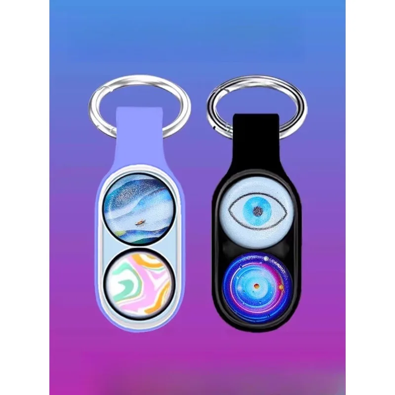 

Internet celebrity explosion finger black technology boys and girls magnetic iron ball rotation