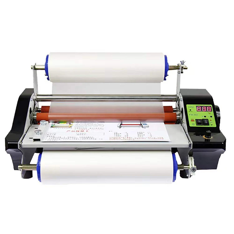Small Single-Sided Electric Hot-Mounting Self-Adhesive Crystal Label Cold-Mounting Photo Book Laminating Machine