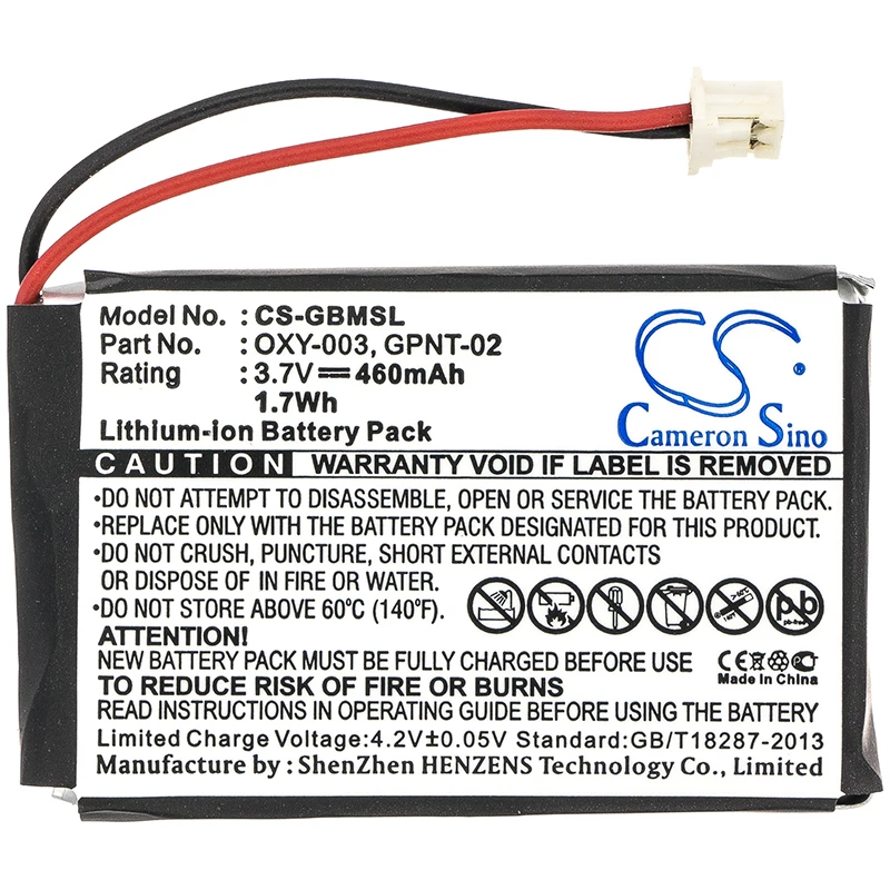 

Nintendo Game Boy Micro Battery 3.7V 460mAh Li-Po Replacement