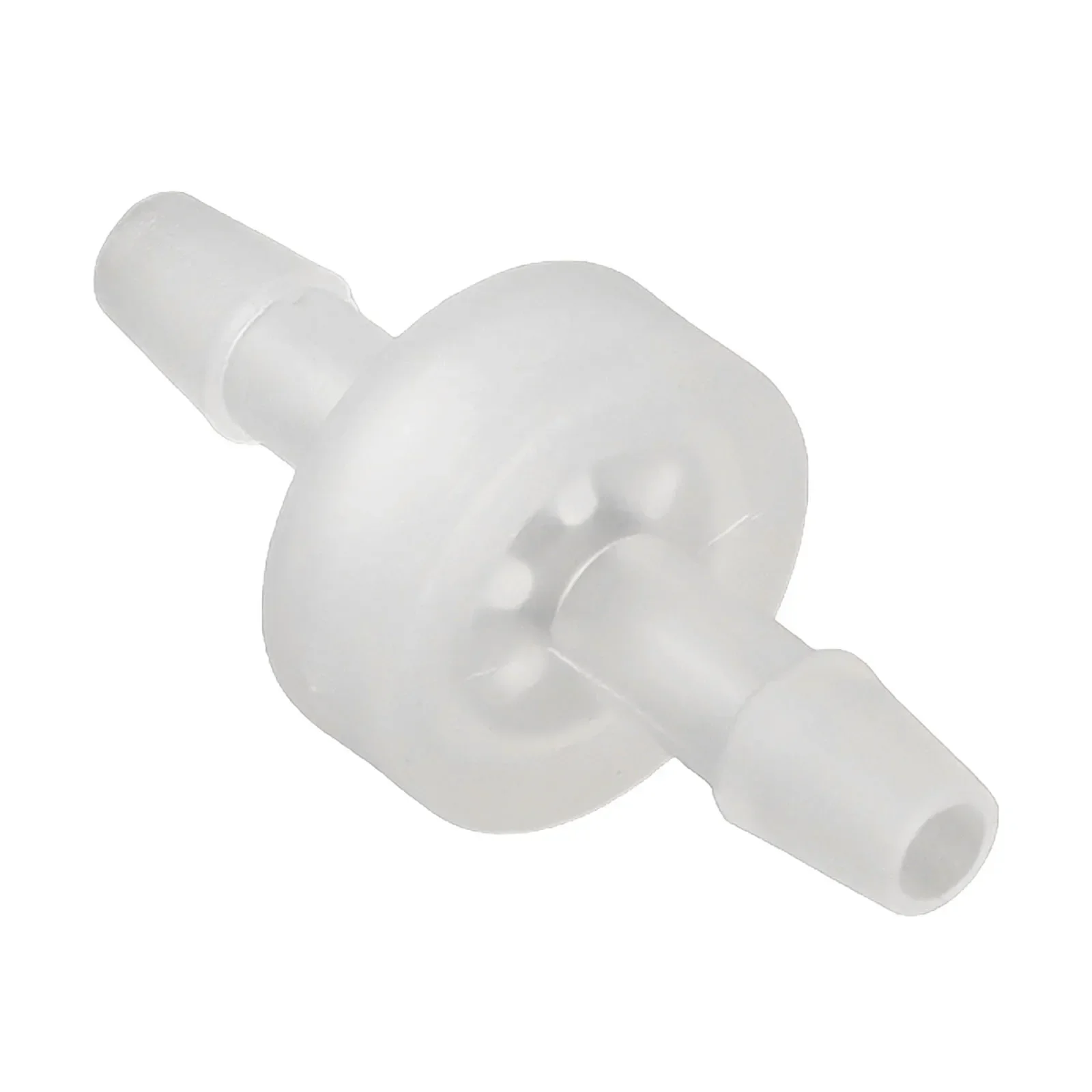 Mantenha seu combustível em linha com esta válvula de retenção transparente, compatível com diferentes tamanhos de mangueira de 3 mm a 12 mm