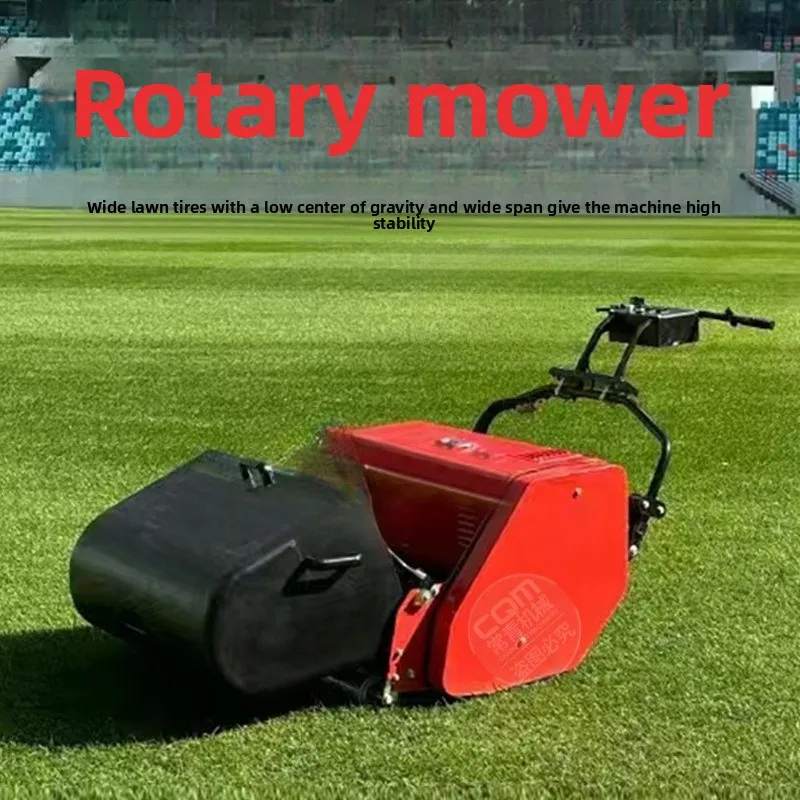 Golf course lawn weeding hand-pushed roller brush filling machine, football field brushing electric