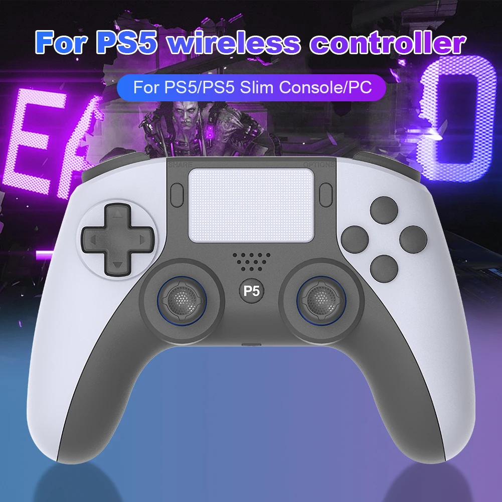 For PS5 Controller Wireless Gaming Control Dual Vibration/6 Axis Gyro/Turbo Bluetooth Gamepad For Sony PS5 PC Gamepad Accessorie