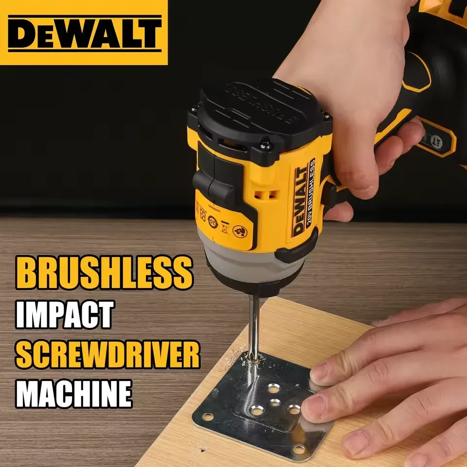 Obeng listrik DeWalt model baru DCF850 20V baterai lithium tanpa sikat, alat obeng torsi tinggi