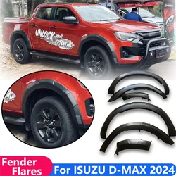 DUKE4WD Fender Flares For Isuzu Dmax 2024 Wheel Eyebrow Trim Guard Protector Car Parts Exterior Accessories