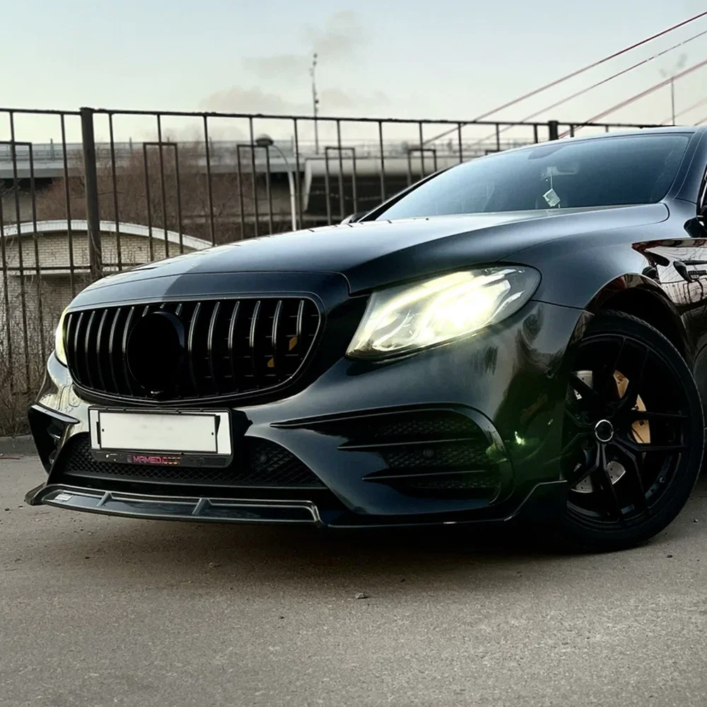 

Решетка переднего бампера в стиле GT, сетчатые решетки радиатора для Mercedes Benz E-класса W213 E200 E300 E250 E350 E400 2016-2020