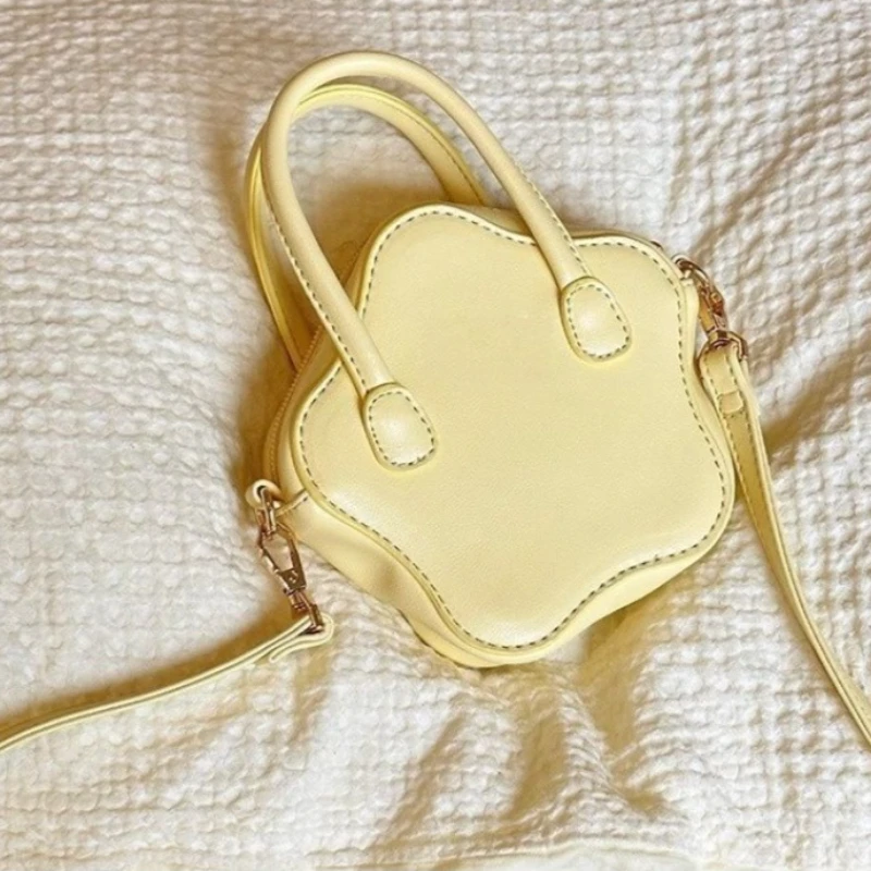 Egg Milk Stars Crossbody Mini Small Bag Female Cute Milk Yellow  Girl Versatile Original Summer All Match Hand-held Biscuit Bag