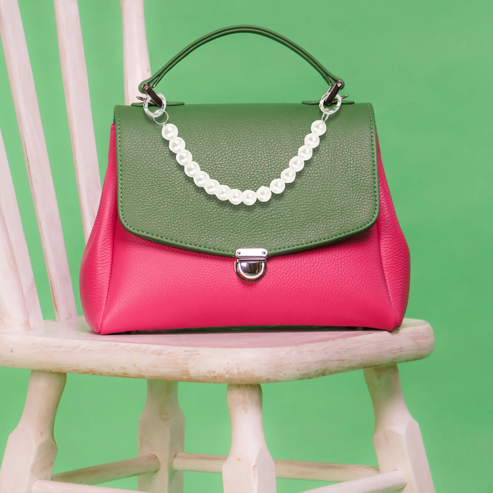 1 قطعة حزام كتف الهاتف اللؤلؤي شخصي لمكافحة خسر الحبل خفيف الوزن لتزيين حقيبة الهاتف المحمولة #3