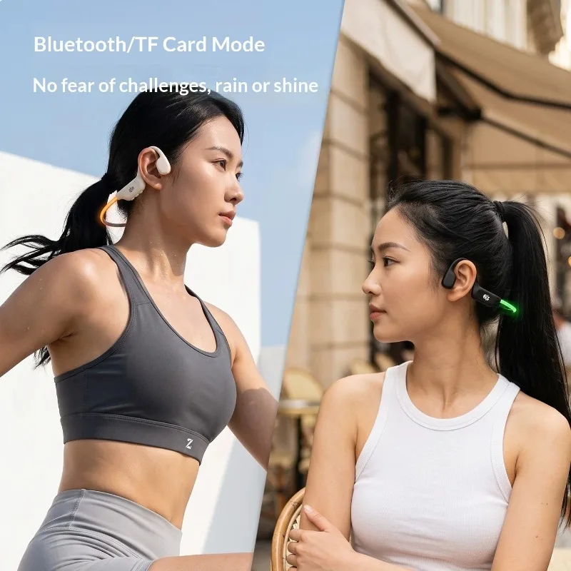 Zhulin Niao Hua Gu X7 Bluetooth Earphones Bone Conduction Flowing Light Effects Waterproof Long Battery Life Sports Headphones view 4