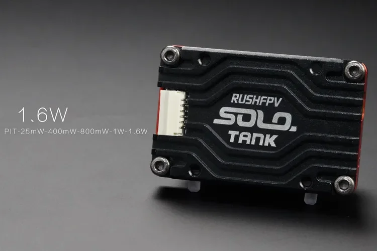 RUSH Solo Tank 5.8Ghz VTX nadajnik wideo 5.8-6G 1.6W wbudowany mikrofon dużej mocy dla FPV RC Racing Drone daleki zasięg