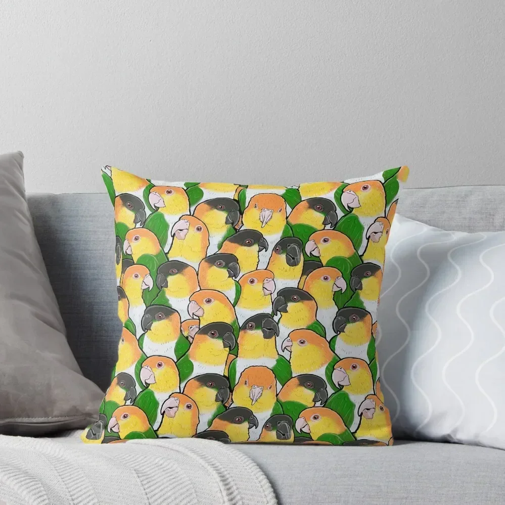 Caique Parrots Throw Pillow Decorative Sofa Cushion Ornamental Pillow Pillow Case Christmas Covers