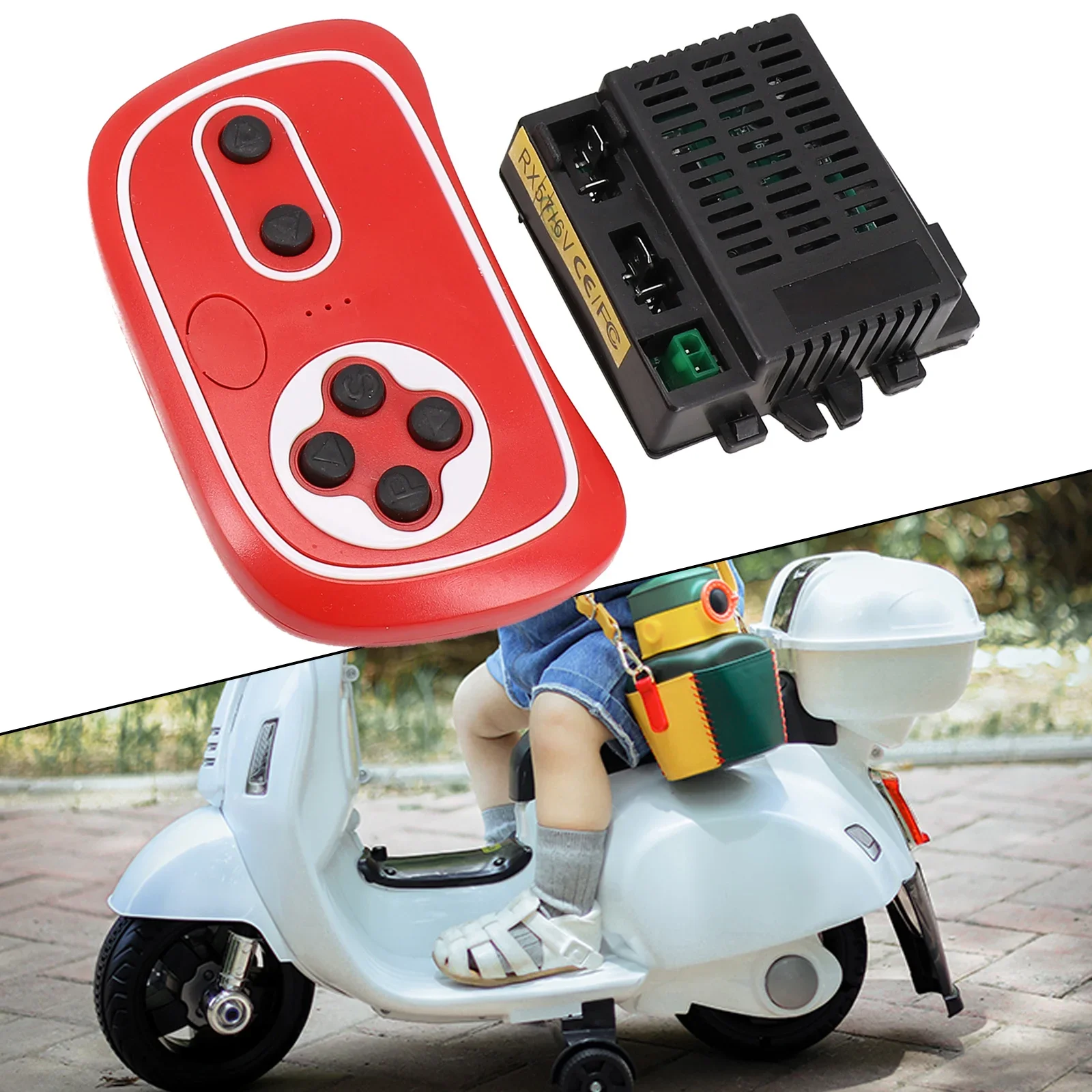 

1PC Kids Electric Car Weelye RX57 6V 12V Remote Control Receiver CE/FCC Kids Electric Car 2.4G Transmitter Electrical Equipment