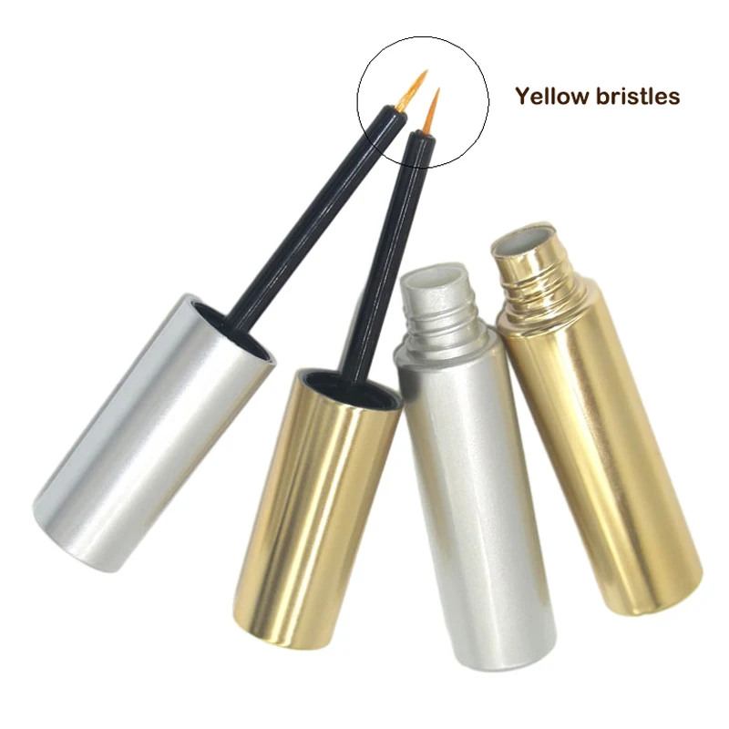 8ml Empty Gold/Sliver Eyeliner Tube And Lip Gloss Tubes Eyelash Cream Container Bottle Makeup Tool Women Travel Accessories