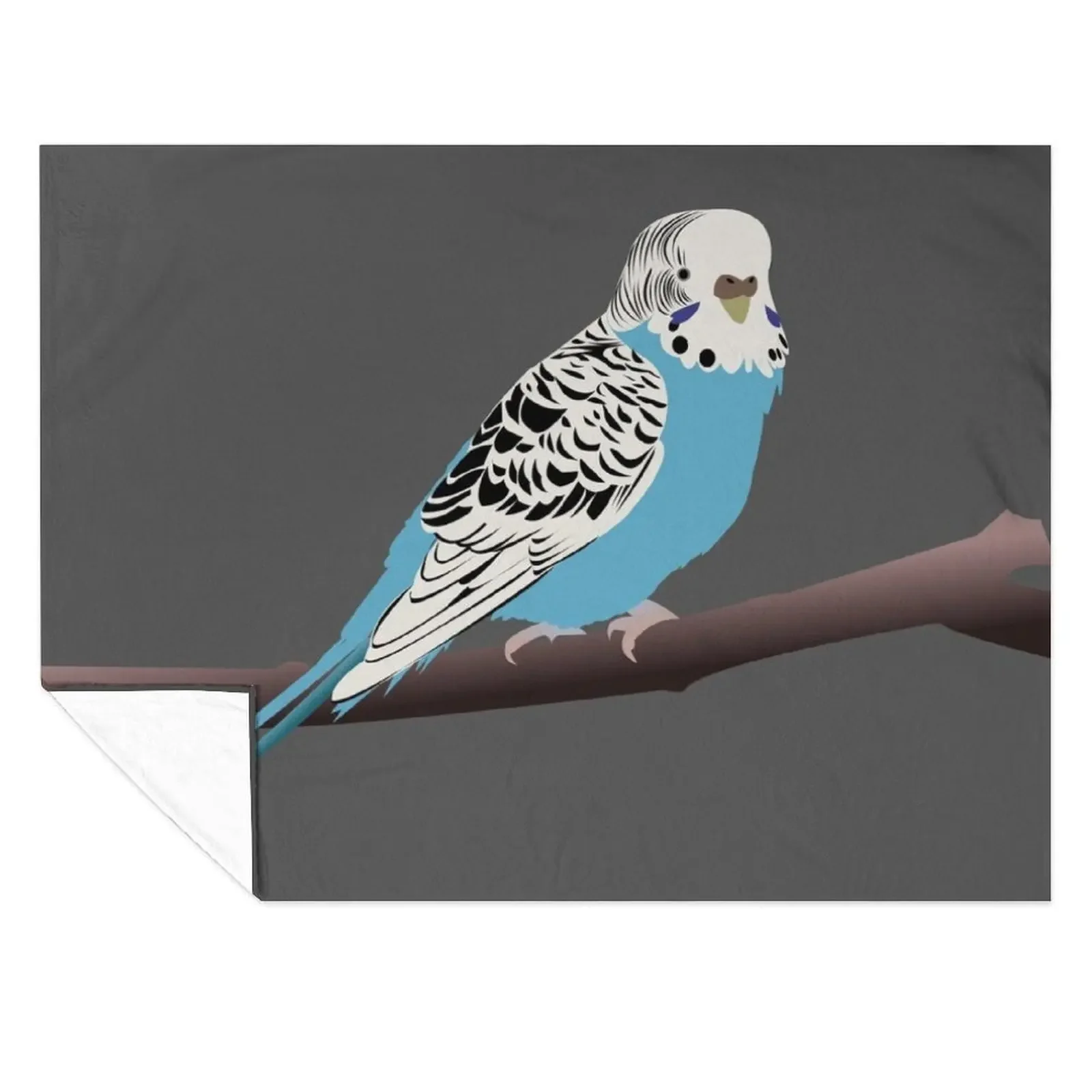 

Blue Parakeet/Budgie Throw Blanket Beach Sofa Quilt bed plaid Luxury Blankets