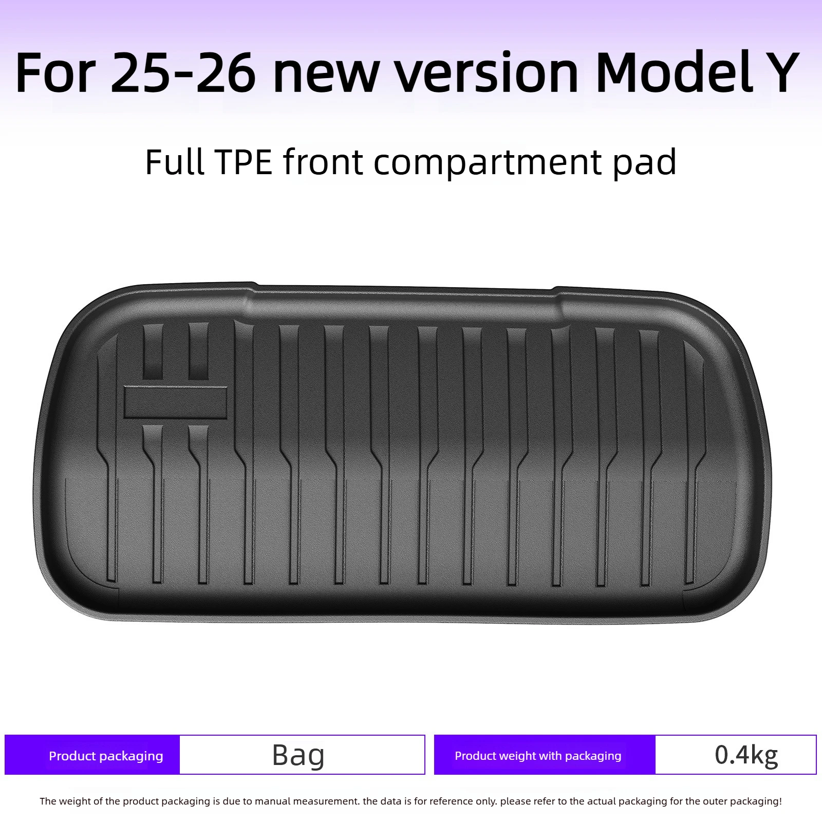 One-Piece Molded TPE Cargo Liner for Tesla New Model Y (LHD) – Stain-Resistant, Durable, Precision Fit – Ideal for Bulk Orders