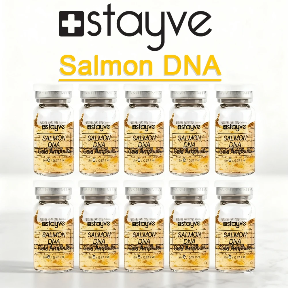 Corea 8ml salmón DNA oro ampolla piel Booster suero Stayve BB crema brillo principiante Starter Kit cara cuidado de la piel esencia