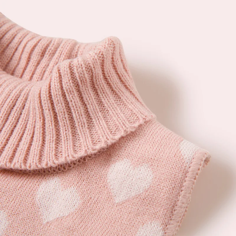 2 3 4 5 6 7 8 Years Baby Scarf Detachable Fake Turtleneck Toddler Kids Warm Knit Mock Half Top Collar Neck Scarves For Boy Girl