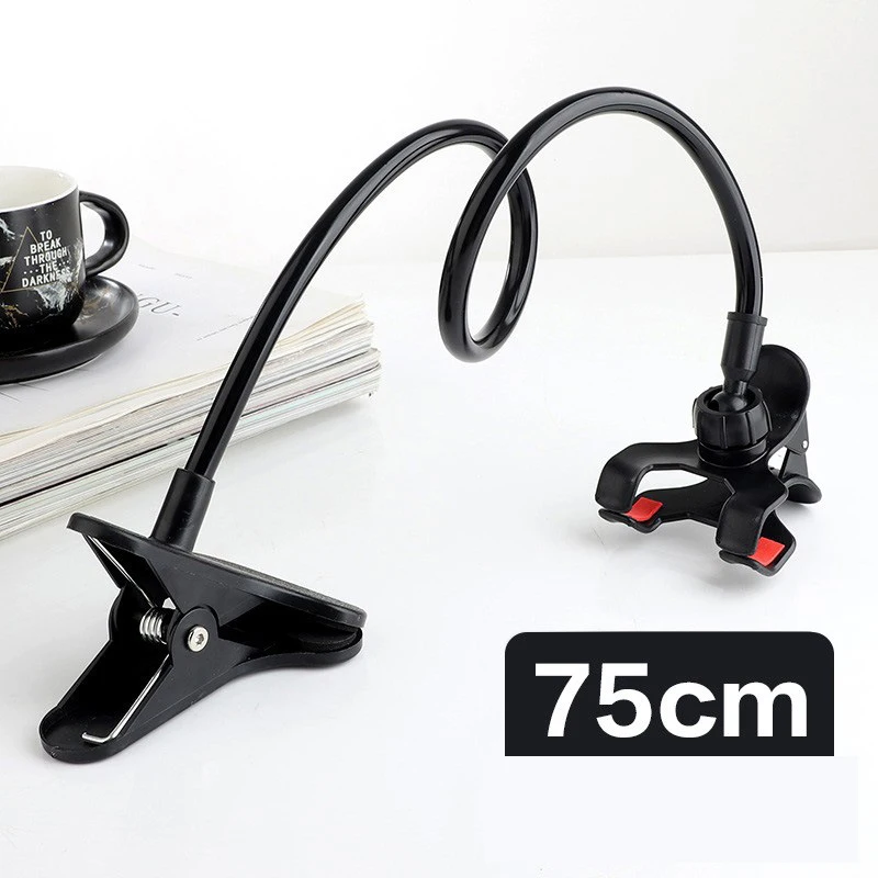 حامل هاتف محمول عالمي مرن كسول حامل قابل للتعديل مشبك الهاتف الخليوي المنزل السرير سطح المكتب جبل قوس حامل الهاتف الذكي