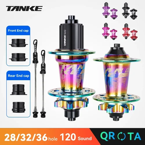 TANKE 120 Click Hub 6 rodamientos MTB Hub delantero trasero 28 32 36 agujeros freno de disco bujes de bicicleta de montaña 7 8 9 10 11 12 piezas de bicicleta de velocidad