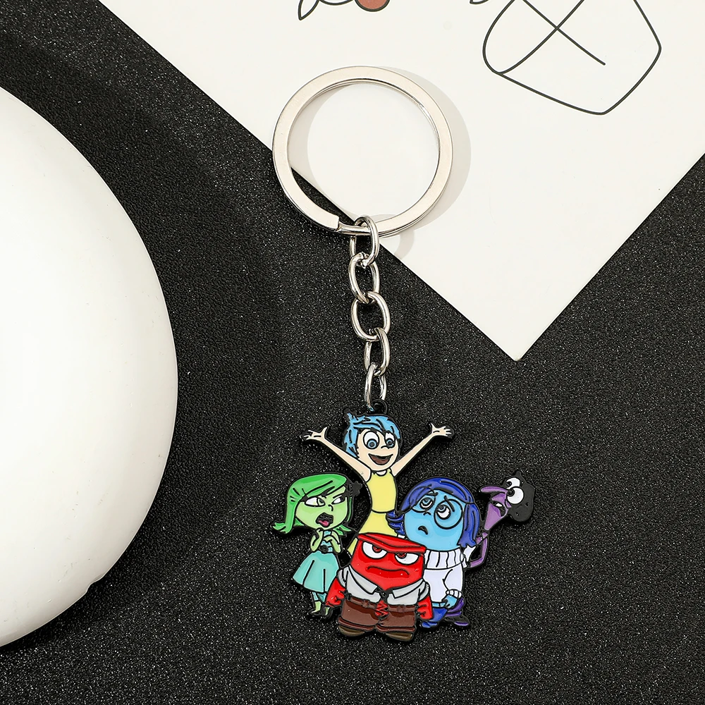 Cute Disney Cartoon Inside Out Keychain Creative Quirky Keychain Personalised Friend Gift