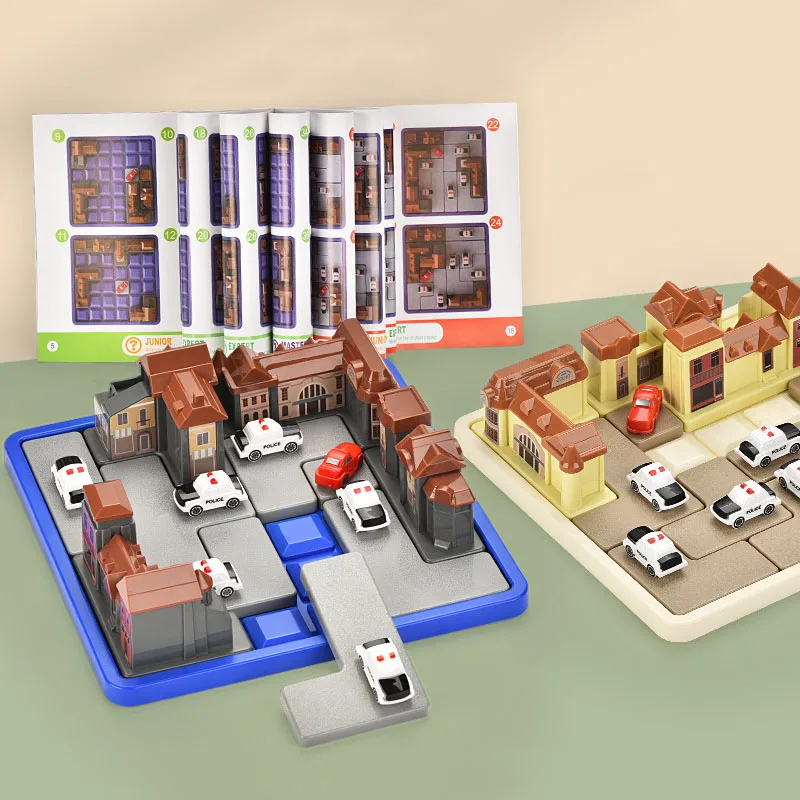 

Новый Детский пазл, Полицейская машинка, осада, Игрушки для раннего развития, обучение логическому мышлению, игрушки для родителей и детей, подарки