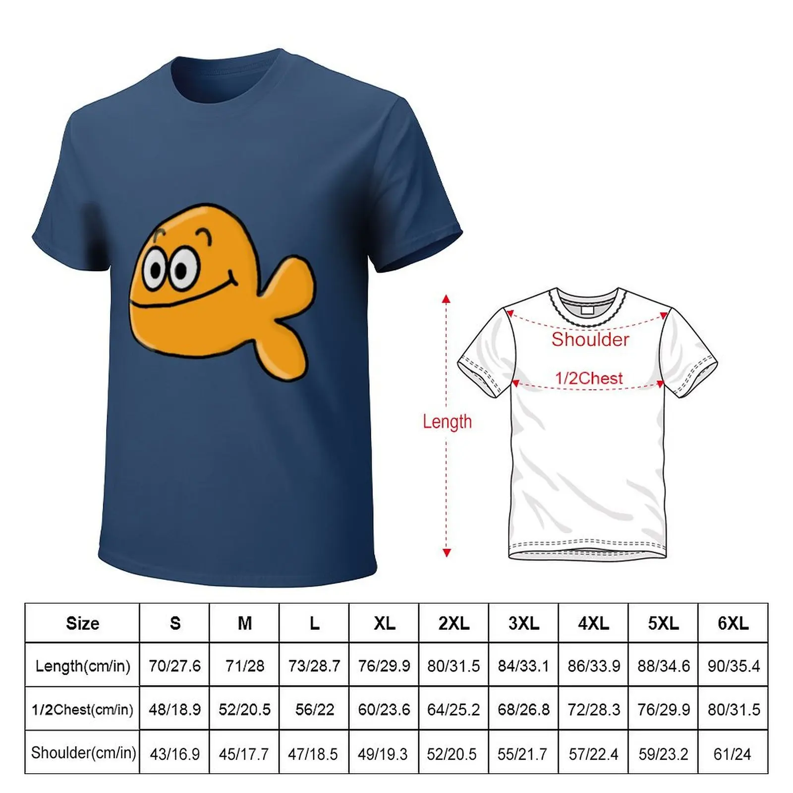 Cartoony Animals Fish Design T-shirt boys whites summer tops mens graphic t-shirts