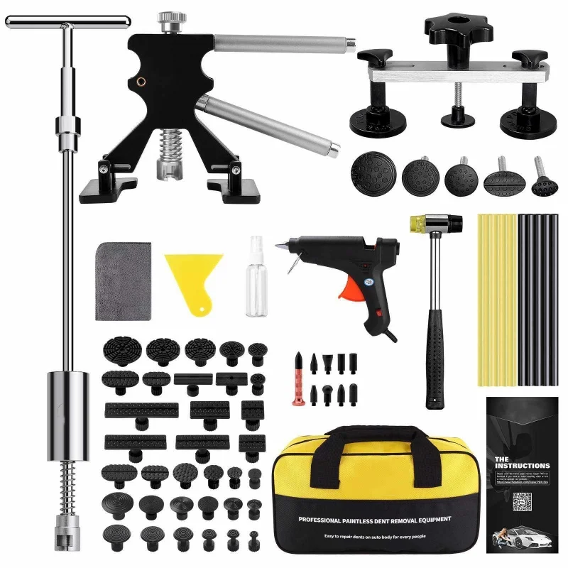 

Sheet Metal-free Hail Pit Repair Tool Dent and Depression Car Repair Set Adjustable Car Body Repair Kit Thickened