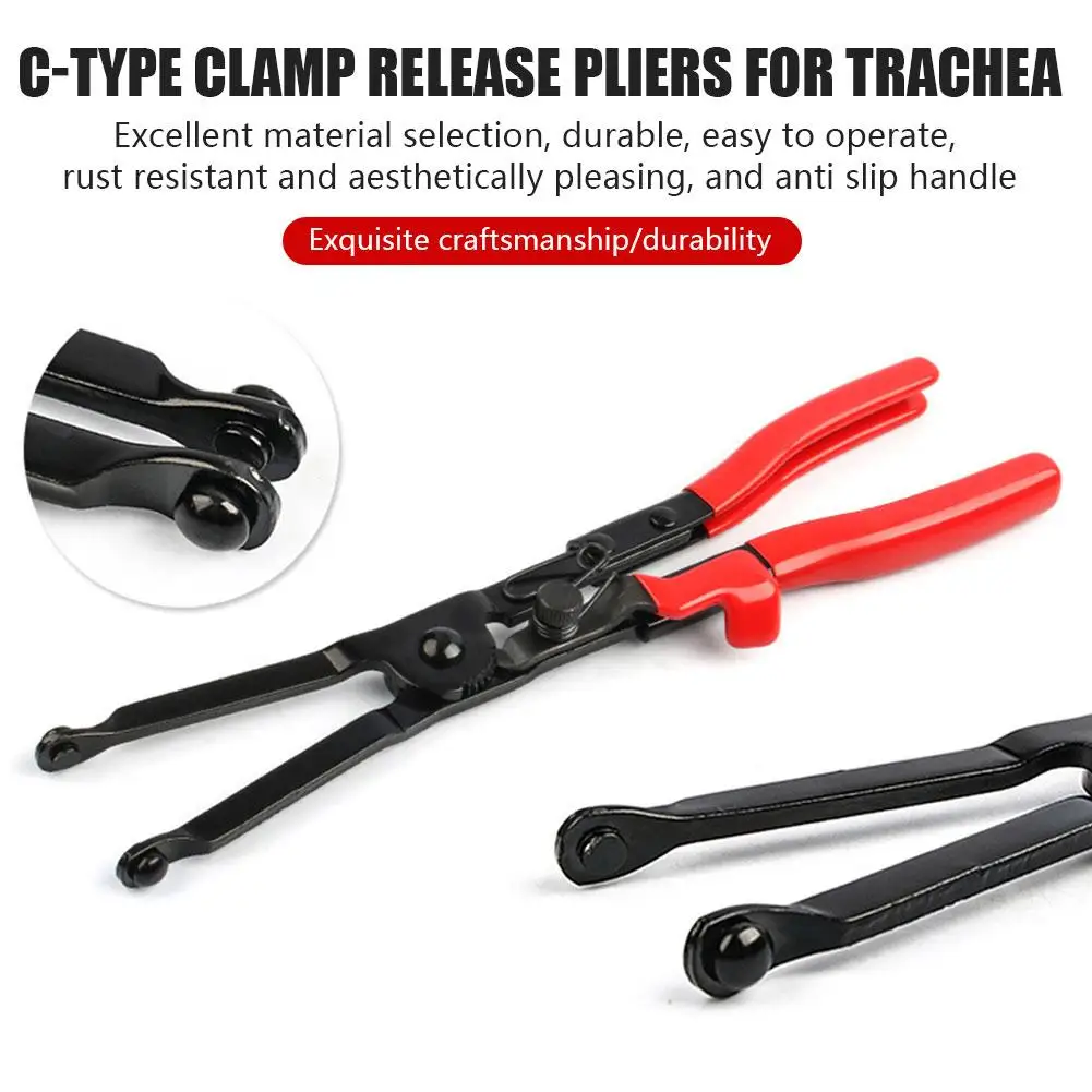 Car Exhaust Pipe C Clamp Removal Plier Spreading Plier Tool Repair Special Retrofit Auto Plier Demolition D3a7