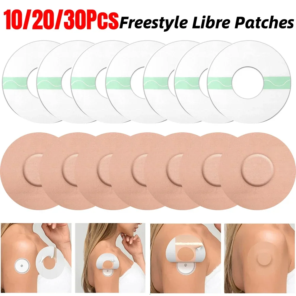 ​10/20/30Pcsstyle Libre Patches Adhesive-portable sensor Patch Sport Stretchable Waterproof Breathable Patches