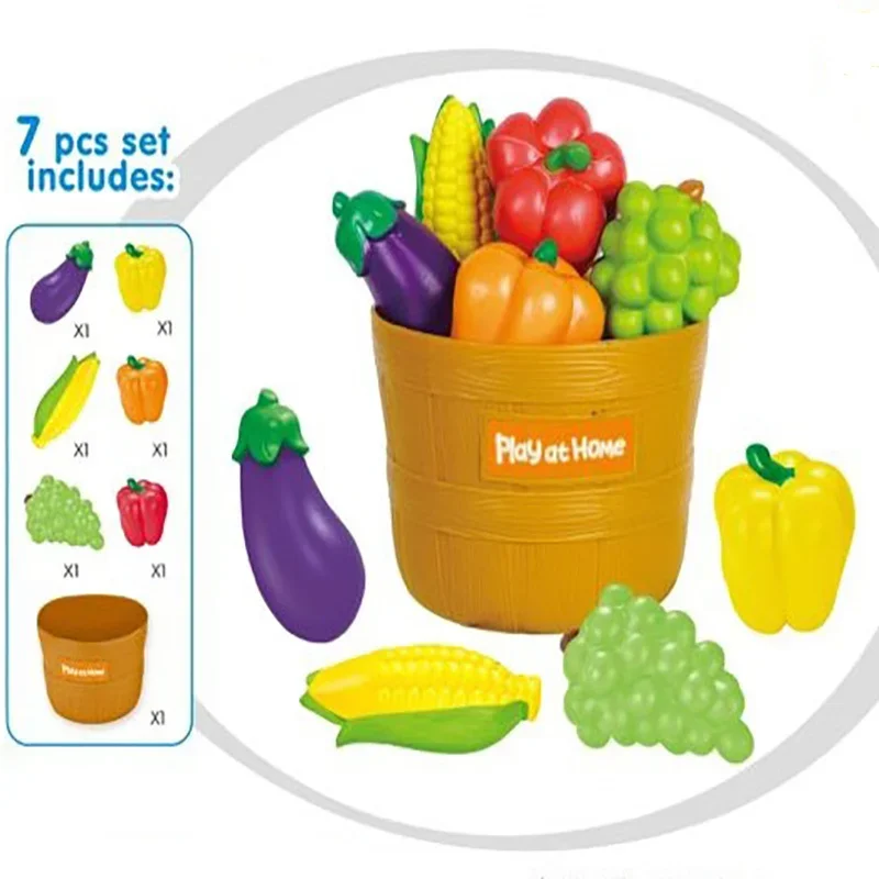 Simulação de frutas vegetais classificação de cozinha jogar jogo reconhecimento de cor auxiliares de ensino cognitivo para crianças 0 + anos de idade