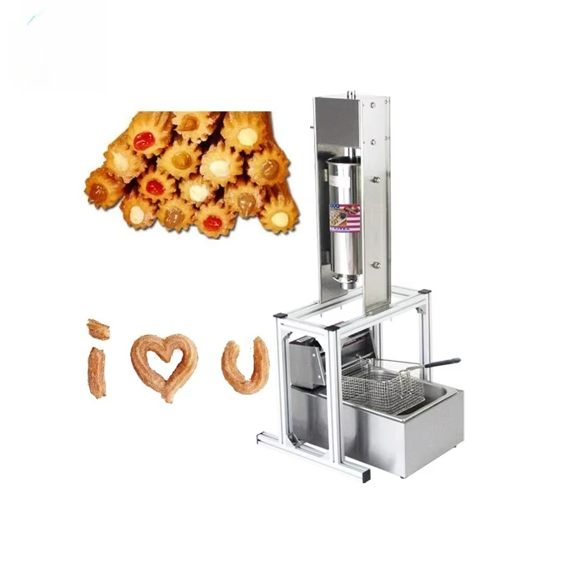 

The most popular churros machine/3-liter Spanish churros maker with a 6-liter electric fryer for sale