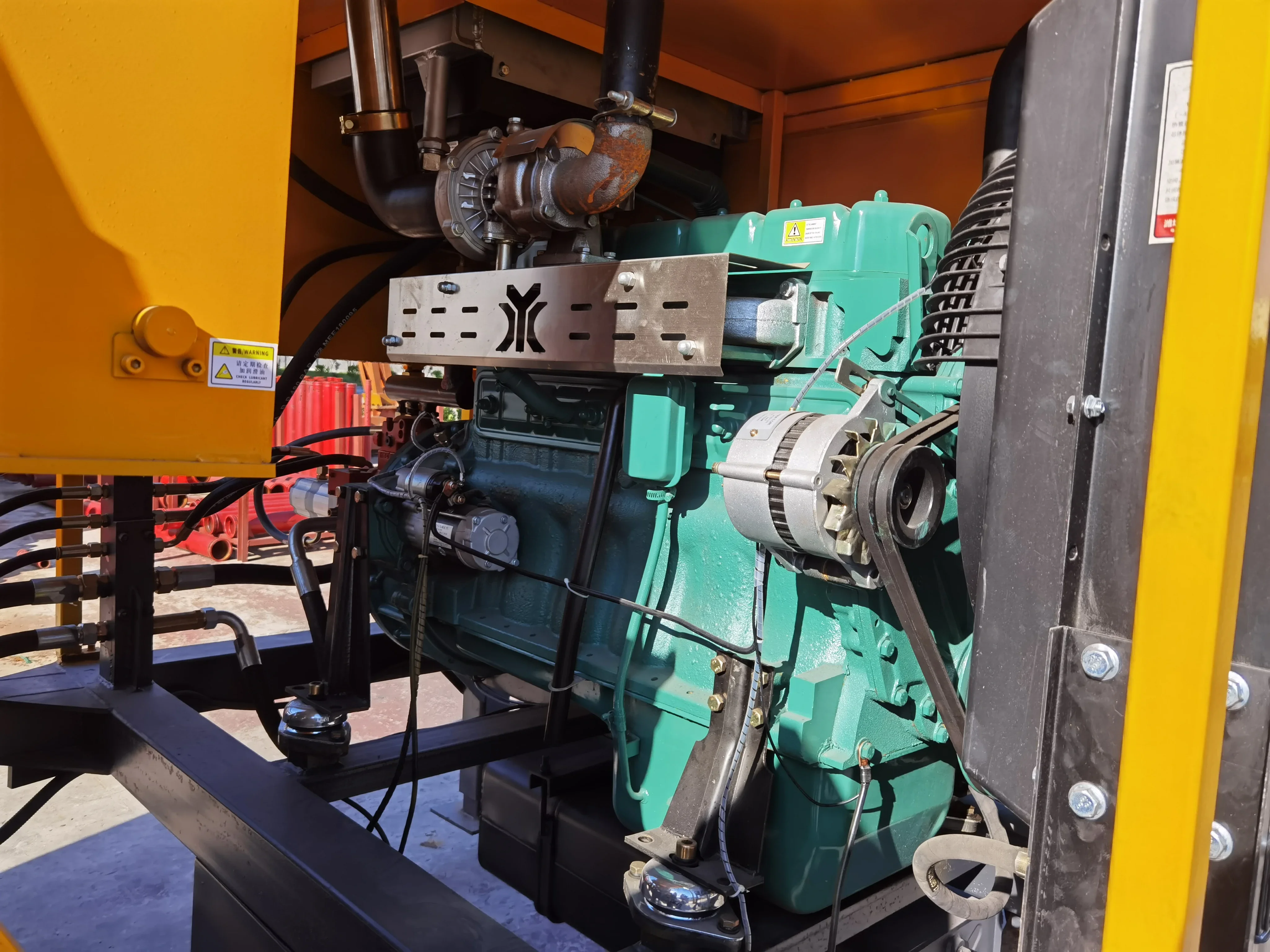 60m³/h Stationary Concrete Pump with Remote-Controlled Operation and High-Capacity Oil Pump Designed for Large Infrastructure