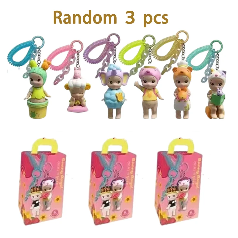 New Angel Love Gift Flower Blind Box Dinosaur Keychain Doll Bag Pendant Handmade Cartoon Toy Birthday Gift Decor Mystery Boxes image 5