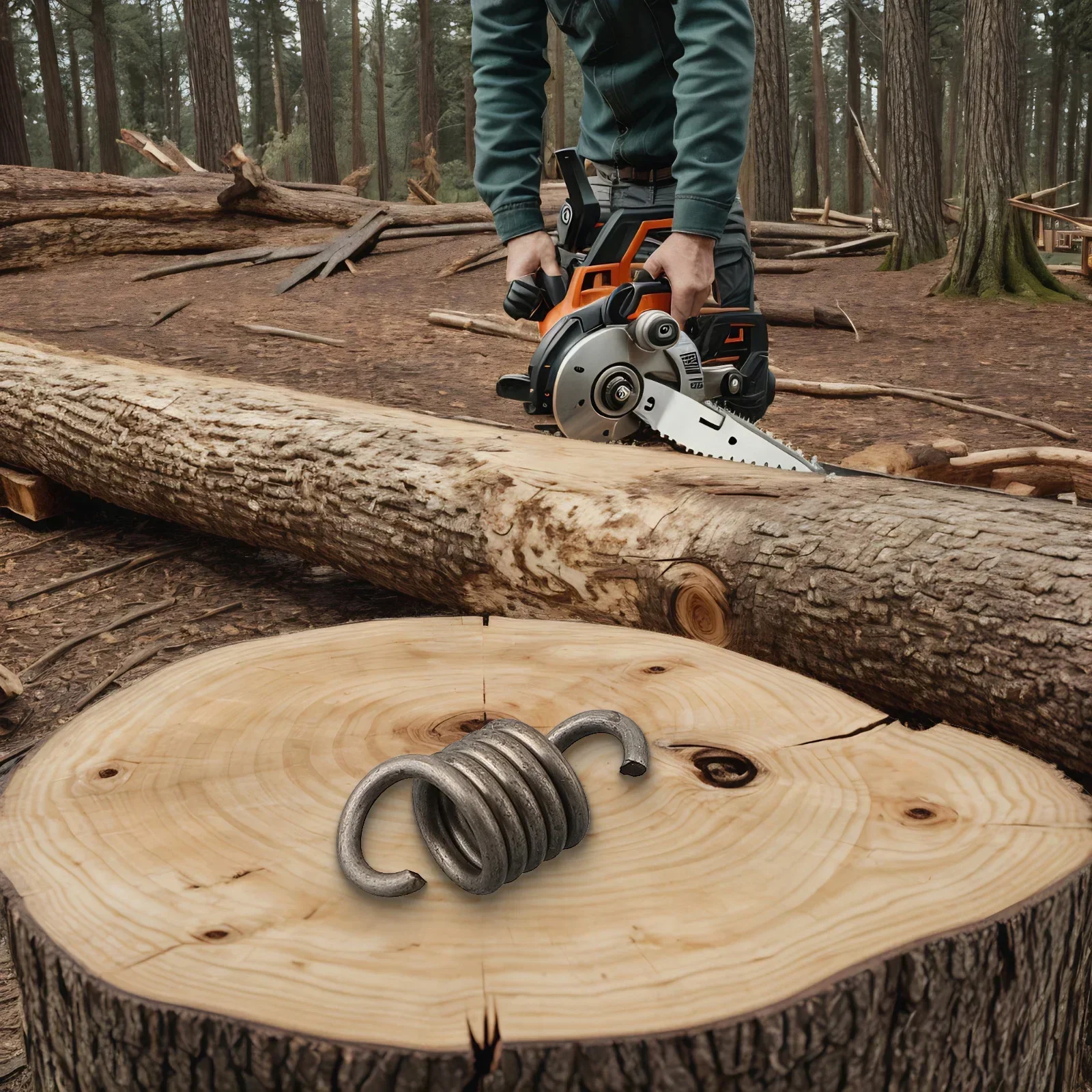 High Quality New Practical Home Clutch Spring Parts Optimal Reliable Smooth Chainsaw Easy Replacement Efficient