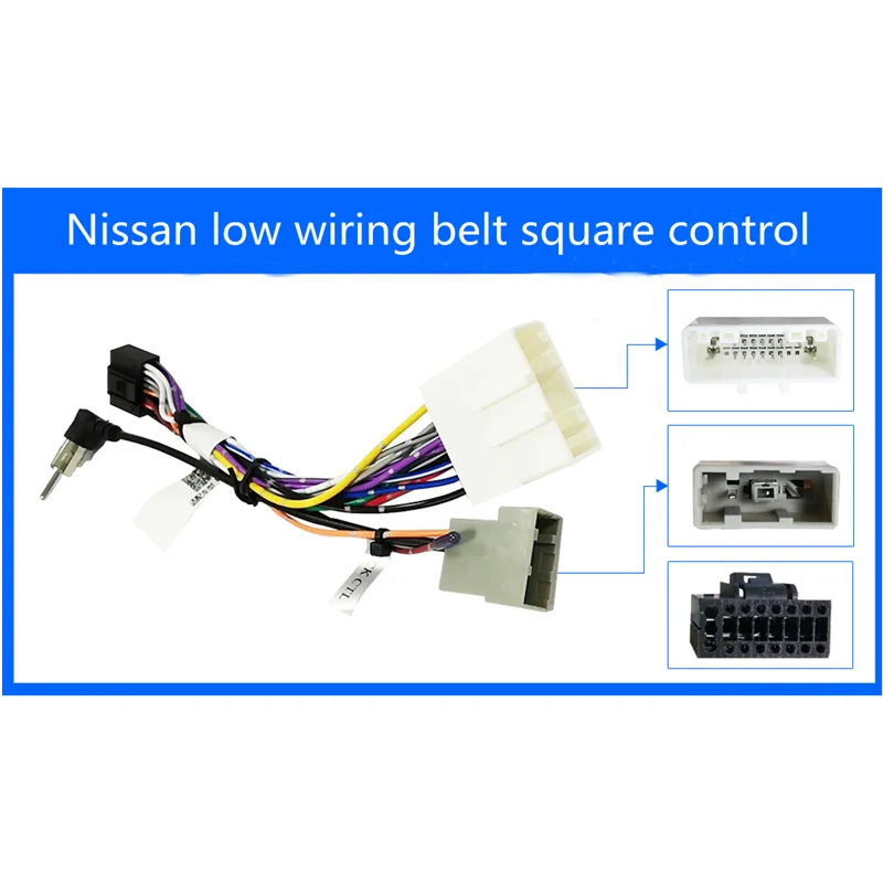 

Nissan Harness Adapter Car Android 16 Pin Plug Connector Radio Antenna Cable Adapter for Qashqai J10 Versa Cube Sentra X-trail