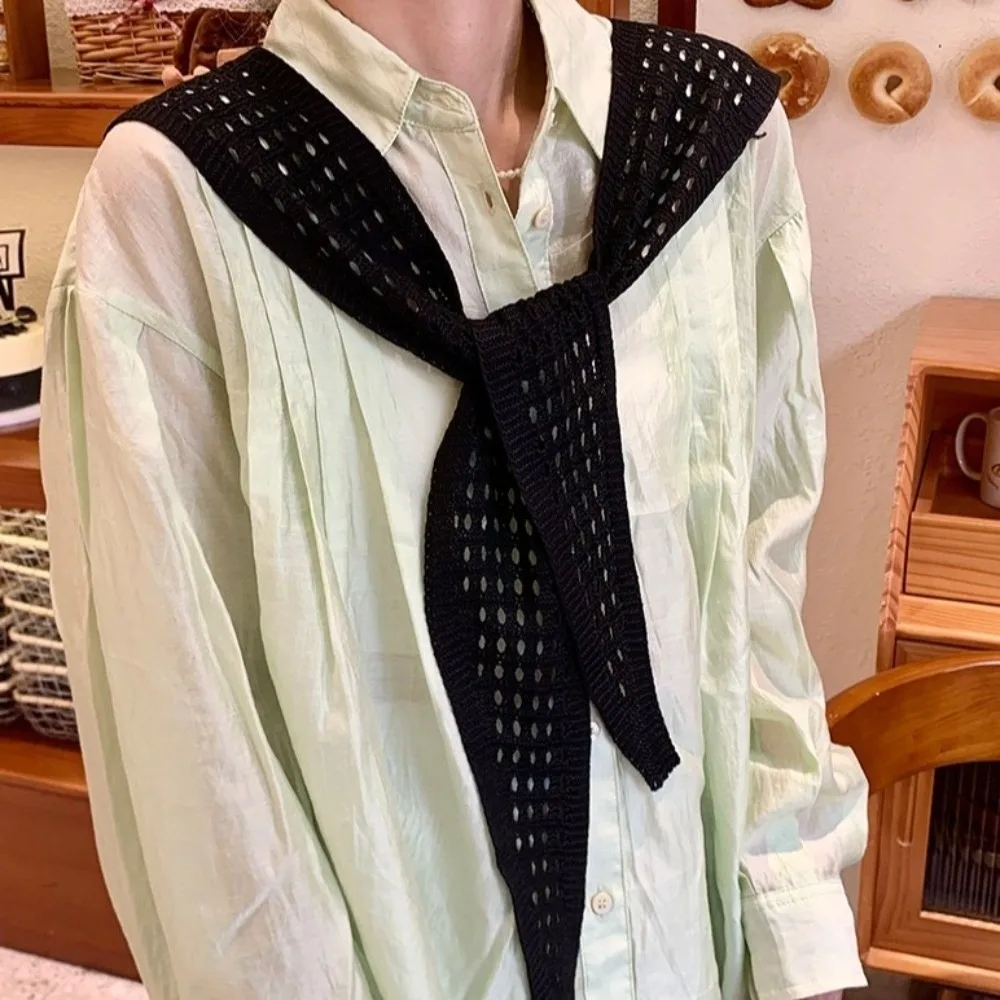 Рисунок 4 - Простая белая вязаная шаль