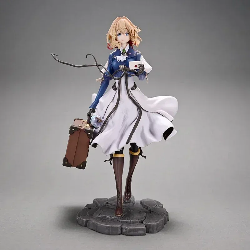 Anime Violet Eternal Garden Violet Evergarden Action Figures Cute Girl 25cm PVC Statue Model Collection Toys Birthday Doll Gifts