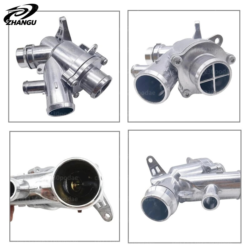 

Aluminum Petrol Coolant Thermostat Housing For Land Rover Range Rover JAGUAR AJ812976 LR032135 LR035124 C2Z19929