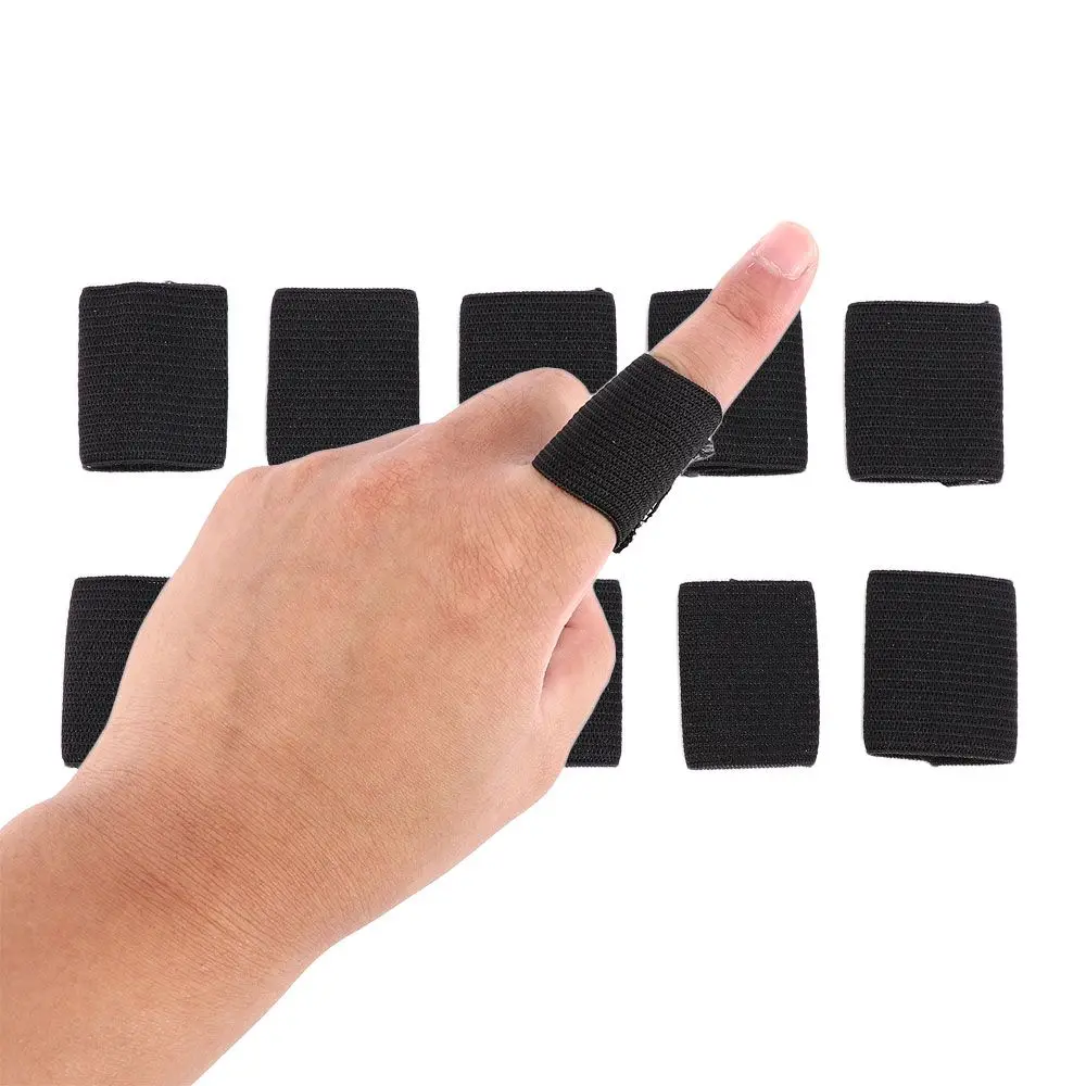 Stretchy 10pcs Basketball Protection Bracket Bands Protector Covers Finger Cover Hand Guards Sport Protective