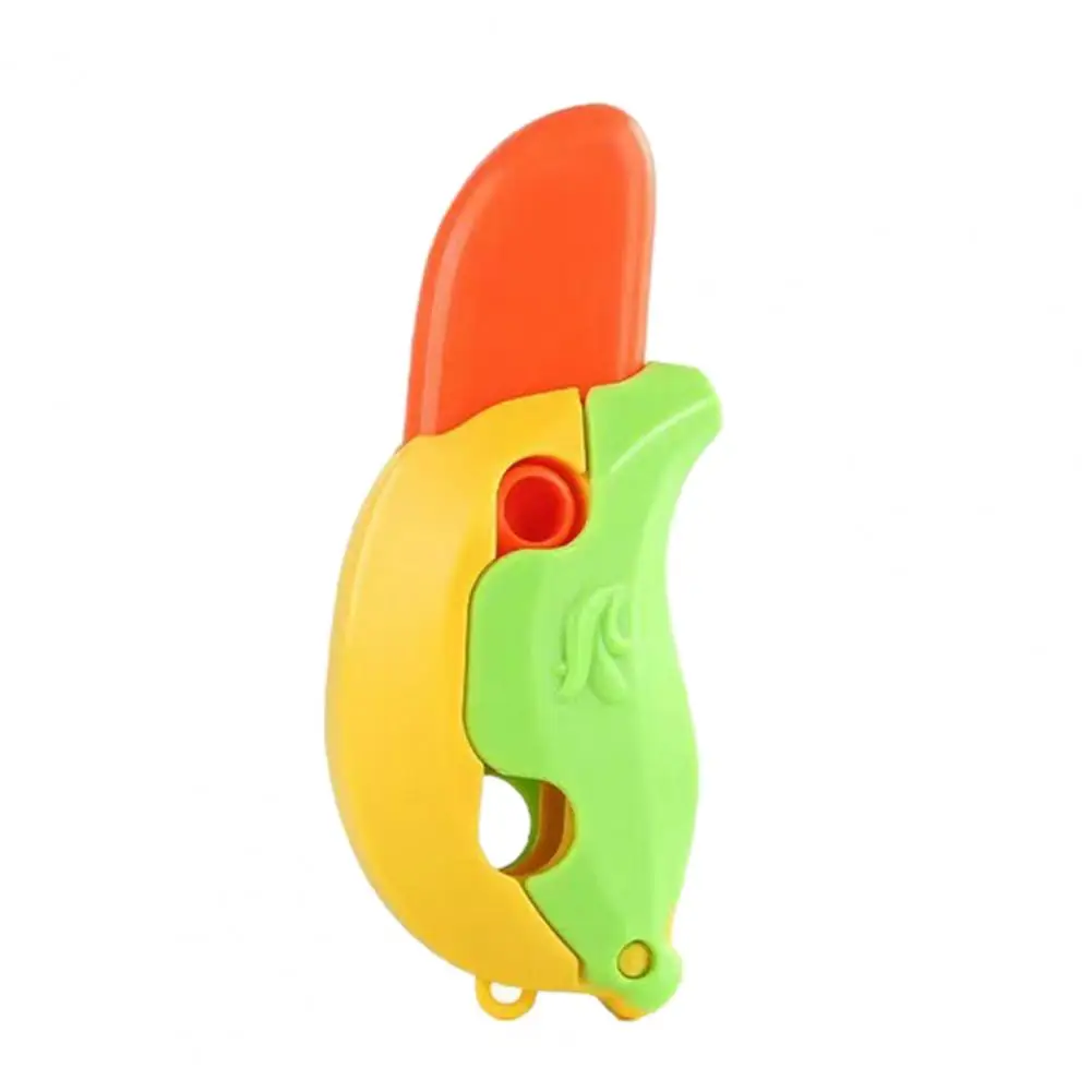 Relieve Stress Colorful 3d Printed Mini Banana Cutter Fun Fidget Toy for Teens Adults Stress Play Party