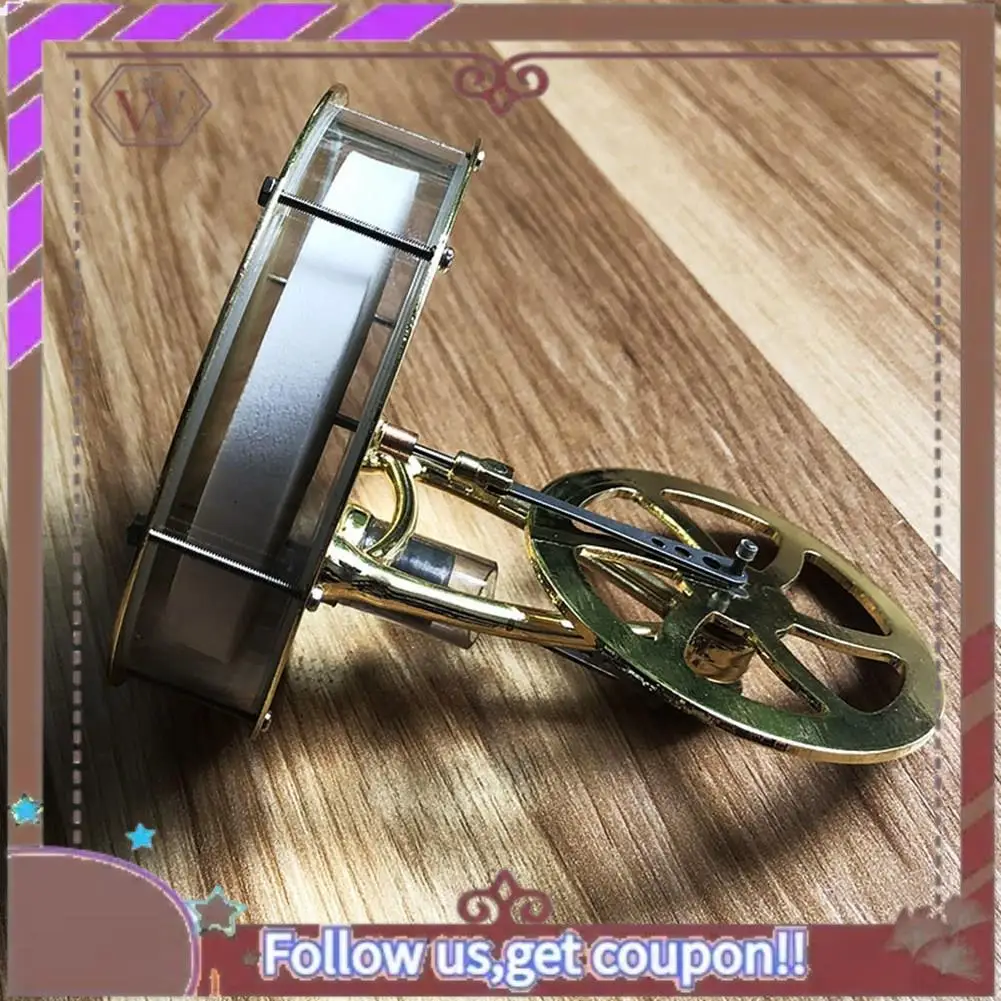 ABBG-1 قطعة محرك ستيرلينغ ذو درجة حرارة منخفضة مجمعة مولد كهرباء تجربة حرارية نموذج مولد الذهب المادي