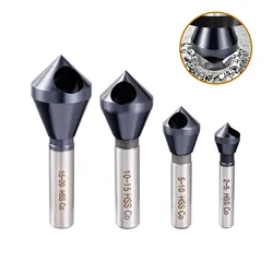 M35 HSS-Co Cobalt TiAlN Coated Countersink Drill Bit 90 Degree Deburring Chamfer Tool Oblique Hole Cutter 2-5 5-10 10-15 15-20mm