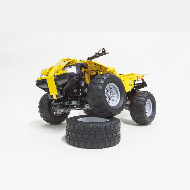 995 pièces – Voiture de sport rapide Technic RC Quad Bike MOC – Blocs de construction modulaires personnalisables – Design simple et populaire – Jouet DIY pour les fêtes – Cadeaux