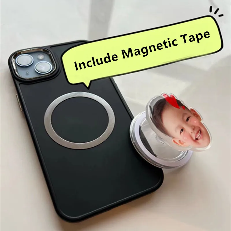 Wholesale Custom Acrylic Magnetic Finger Grip Phone Holder Fashion Cartoon Anime Magsafe Expanding Stand Airbag Standee Gifts