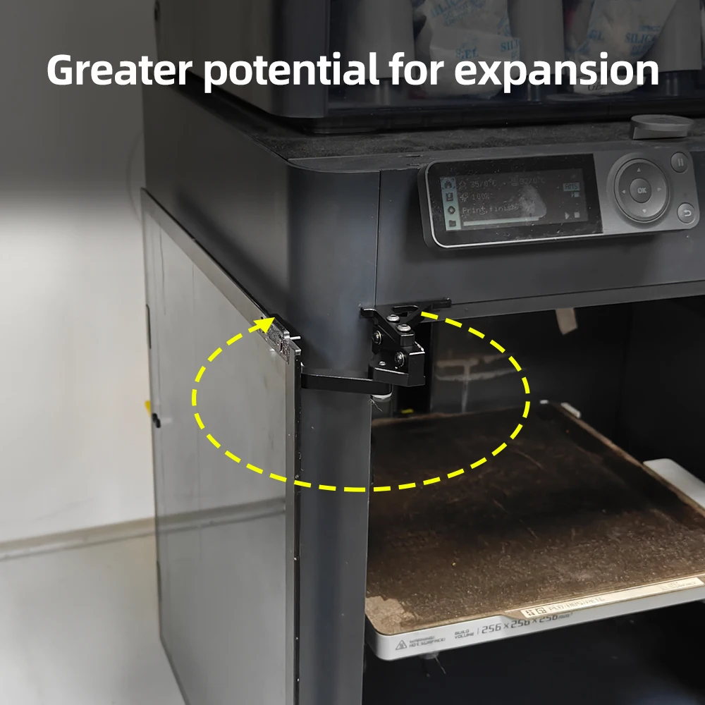 

Петля дверная для Bambu Lab CNC Metal P1S/X1, 180/270 градусов ° Комплект для модернизации 3D-принтера для Bambu P1S/X1