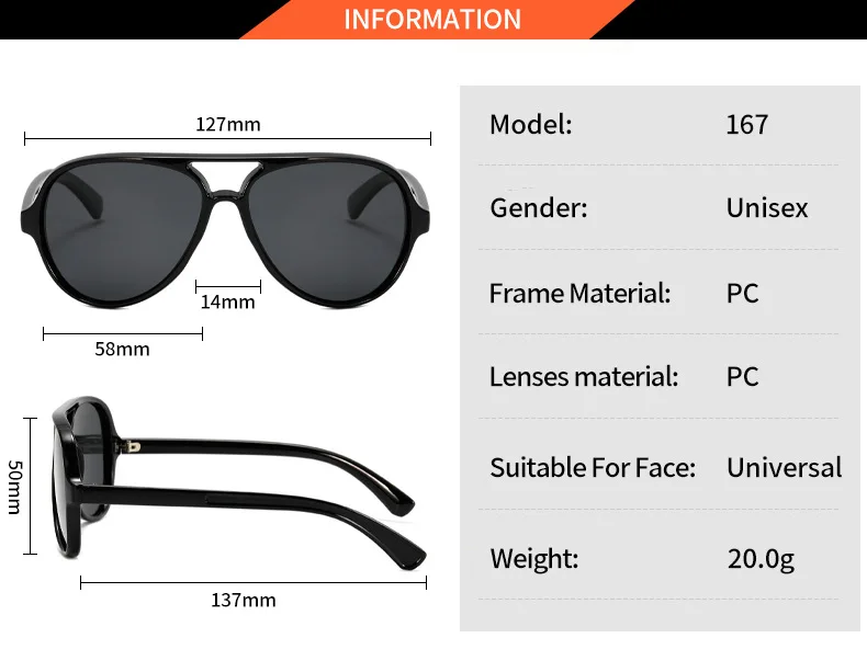Pilot Polarisierte Sonnenbrille Männer Frauen Vintage Schwarze Schildkröte Sonnenbrille Luxus Designer Sonnenbrille für Männer Retro Driving Shades – Detail 2