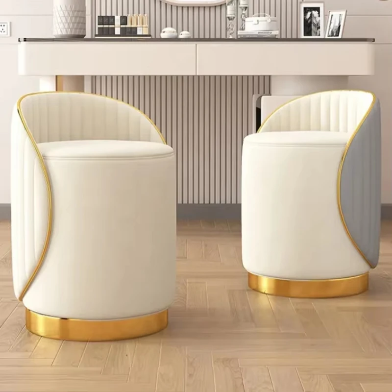 Durable Modern Fabric Stool Ottoman for Living Room Home Furniture and Decoration