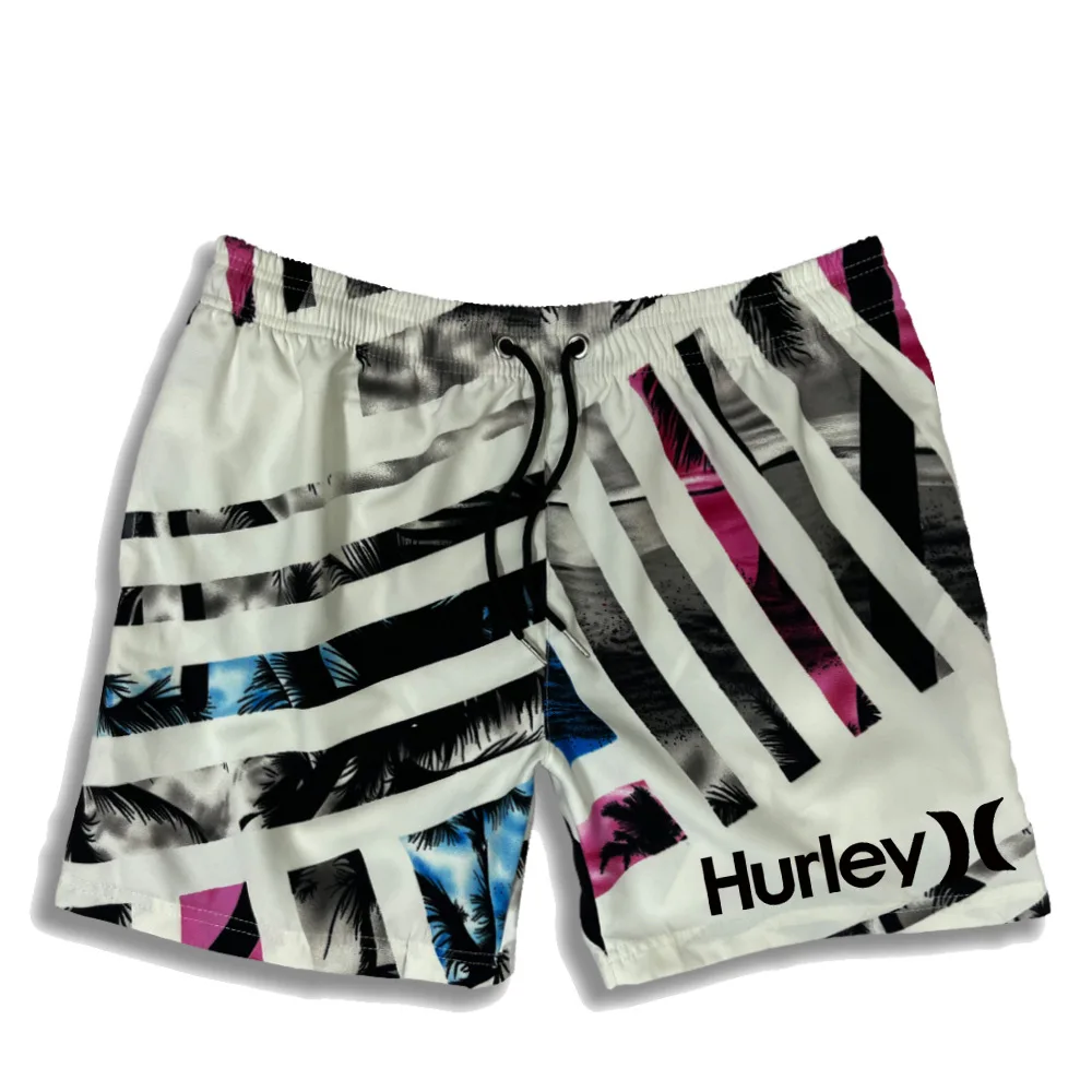 

Hurley elastic quick drying men's beach pants casual loose vacation Southeast Asian oversized shorts